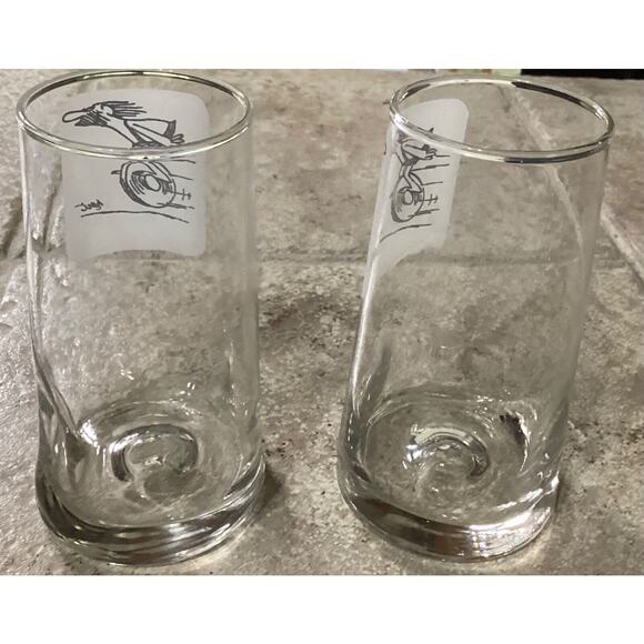2 ~ Vintage 1970s BC Comics Johnny Hart Caveman Drinking Glasses ~ 5.25” - Picture 7 of 10